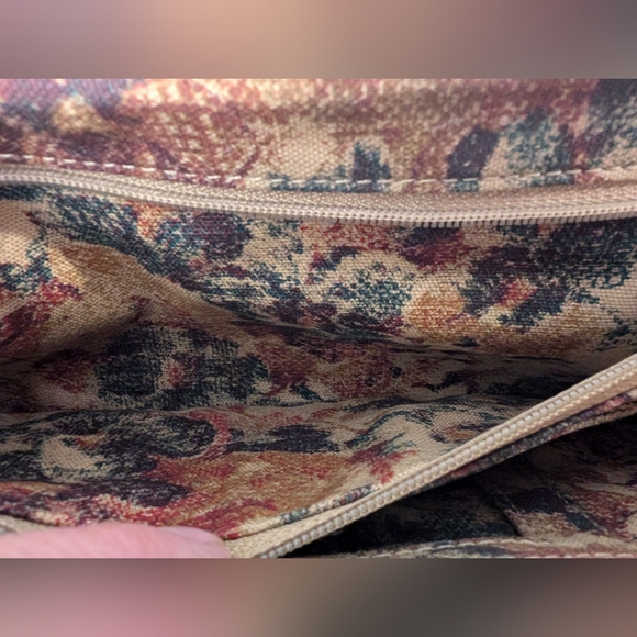 Vintage HOBO International Tan Leather Framed Convertible Clutch Shoulder Bag - Picture 15 of 16